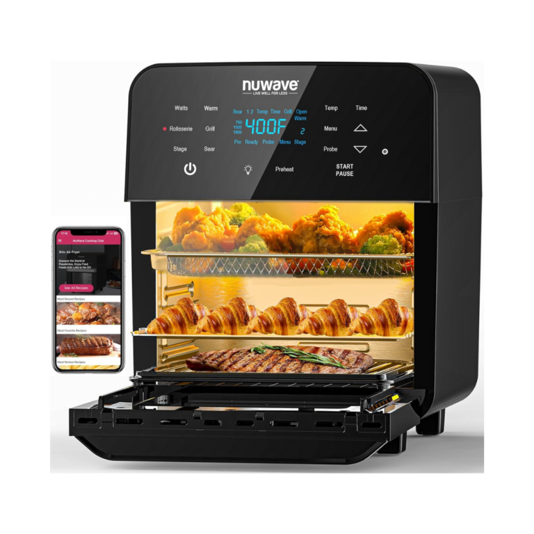 Nuwave Brio 15.5Qt Air Fryer Rotisserie Oven Review