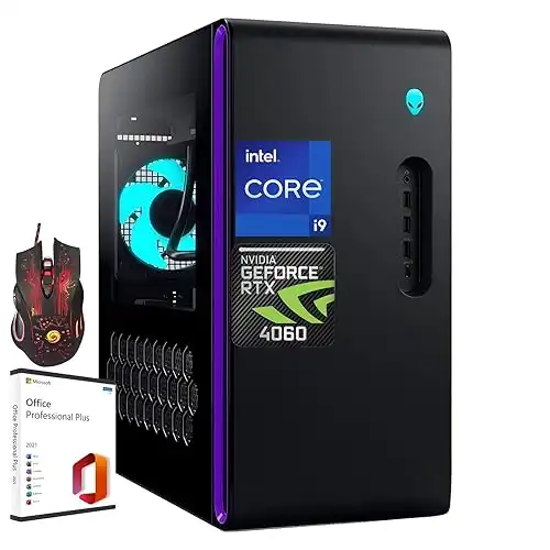 Alienware 2024 Newest Aurora R16 Gaming Desktop, Intel i9-13900F, GeForce RTX 4060, 64GB DDR5 RAM, 2TB SSD, 2TB HDD, Wi-Fi 6E, Windows 11 Pro