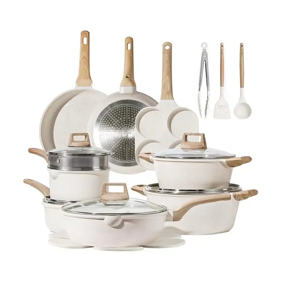 CAROTE 21Pcs Pots and Pans Set Review