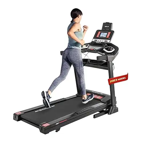 SOLE Fitness F63, F65, F80, F85, TT8 Treadmill with Incline, Bluetooth, Foldable Treadmill Option, Treadmills for Home, Work from Home Fitness, Running and Walking Treadmill